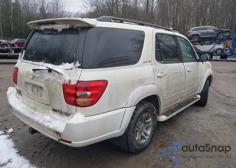 2004 Toyota Sequoia Limited V8 z USA, uszkodzony, nr VIN 5TDBT48A14S211280